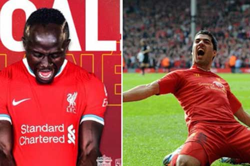 Mane cân bằng thành tích của Suarez tại Premier League