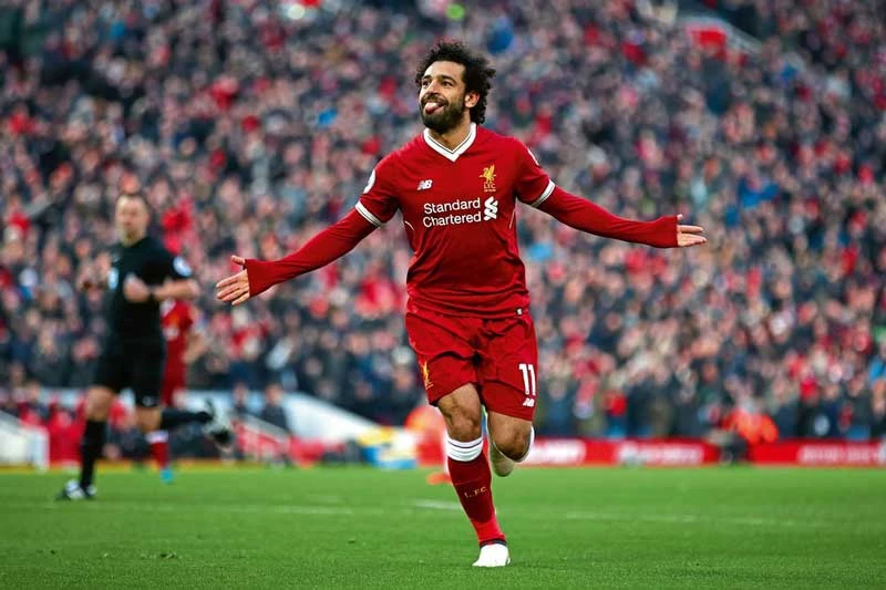 7. Mohamed Salah (Liverpool).