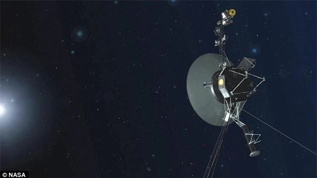  Voyager và đĩa vàng vẫn đang thực hiện nhiệm vụ ngoài vũ trụ. Ảnh NASA