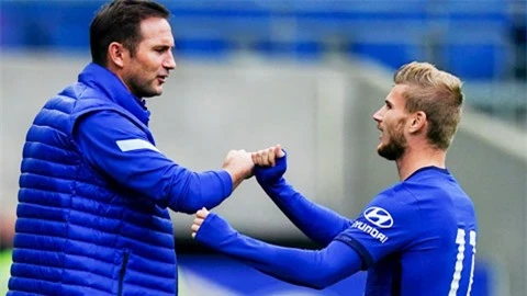 Lampard hết kiên nhẫn với Werner