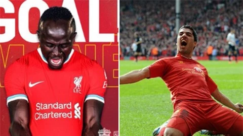 Mane cân bằng thành tích của Suarez tại Premier League