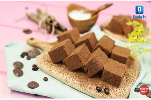 Thích mê với món kẹo xốp Marshmallow hương socola cực dễ làm