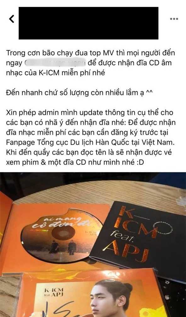 Xôn xao thông tin album của K-ICM phải phát miễn phí dù tuyên bố đã bán hết, ekip chính thức lên tiếng - Ảnh 2.