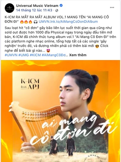 Xôn xao thông tin album của K-ICM phải phát miễn phí dù tuyên bố đã bán hết, ekip chính thức lên tiếng - Ảnh 3.