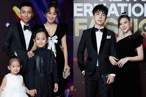 Gia đình Khánh Thi, Thu Thủy đến mừng NTK Phạm Đăng Anh Thư