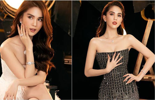 Vừa khoe nhẫn kim cương 'siêu to' bạn trai tặng, Ngọc Trinh đã khoe loạt ảnh xinh đẹp và quyến rũ