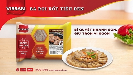 Vissan chính thức ra mắt dòng sản phẩm thịt heo ướp gia vị