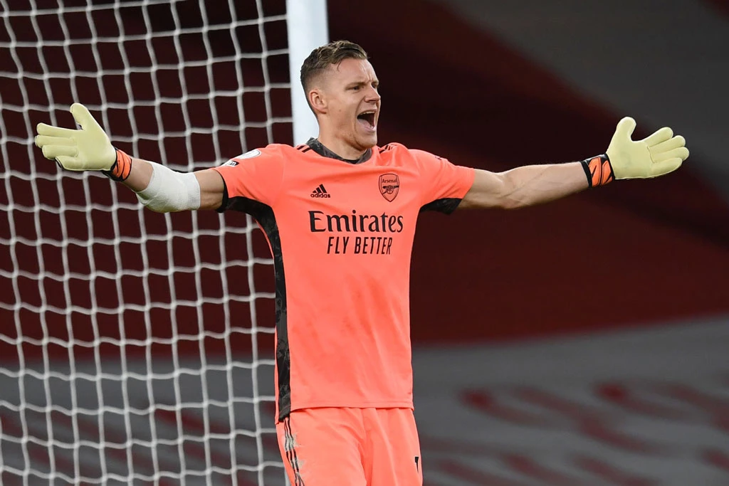 9. Bernd Leno (Arsenal, định giá chuyển nhượng: 32 triệu euro).