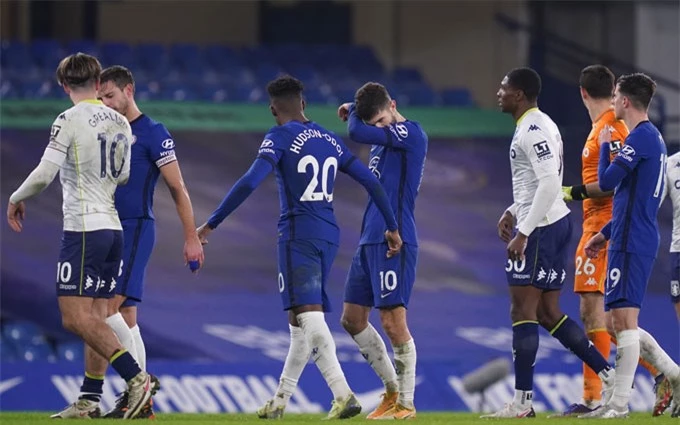 Chelsea tiếp tục gây thất vọng sau trận hòa 1-1 với Aston Villa
