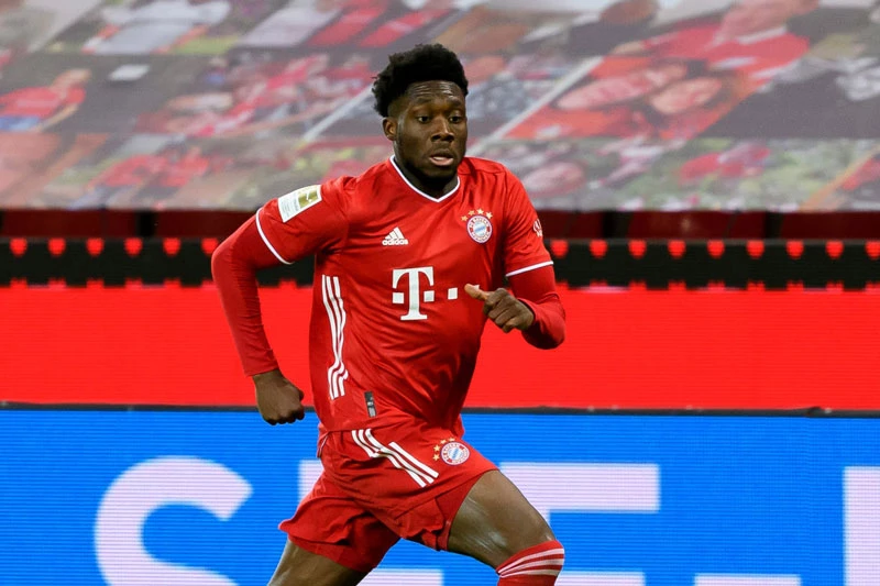 =2. Alphonso Davies (Bayern Munich, định giá chuyển nhượng: 80 triệu euro).