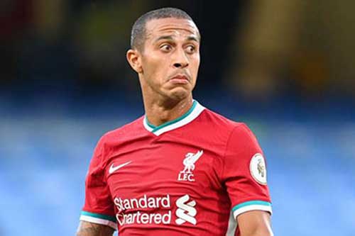 Thiago tiếp tục vắng mặt trong trận Newcastle vs Liverpool