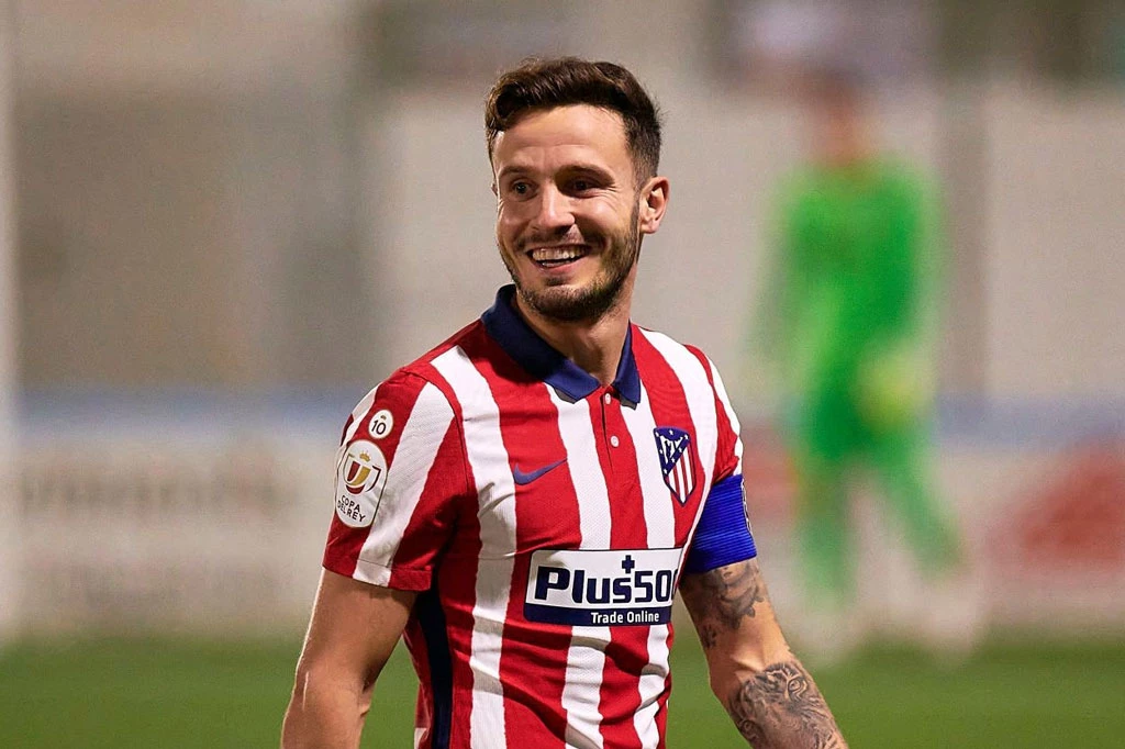 =5. Saul Niguez (Atletico Madrid, định giá chuyển nhượng: 70 triệu euro).