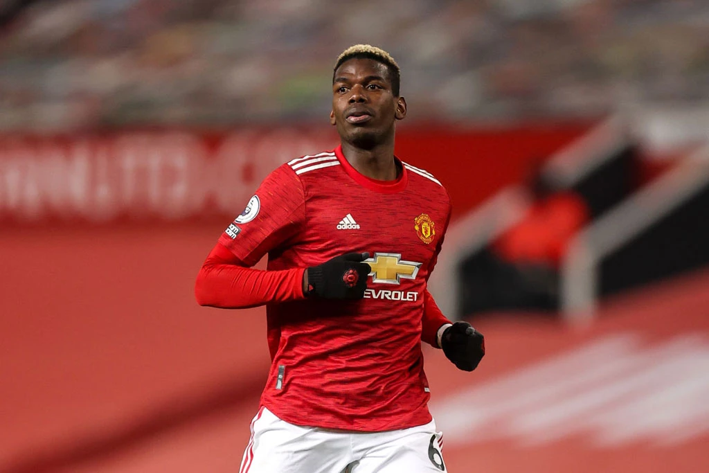 =9. Paul Pogba (M.U, định giá chuyển nhượng: 65 triệu euro).