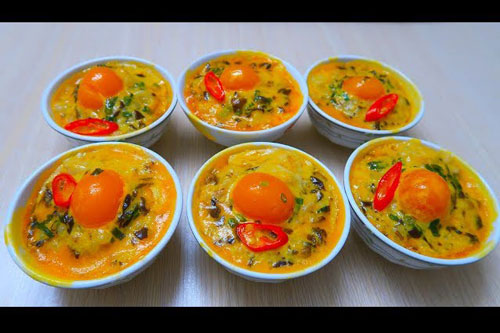 Thịt hấp trứng muối đậm đà, đưa cơm những ngày cuối Đông