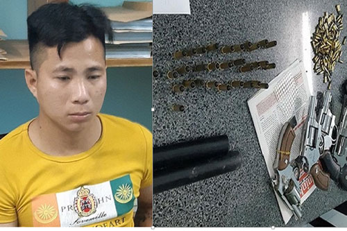 Bình Định: Mang 4 khẩu súng cùng 164 viên đạn đi giải quyết mâu thuẫn