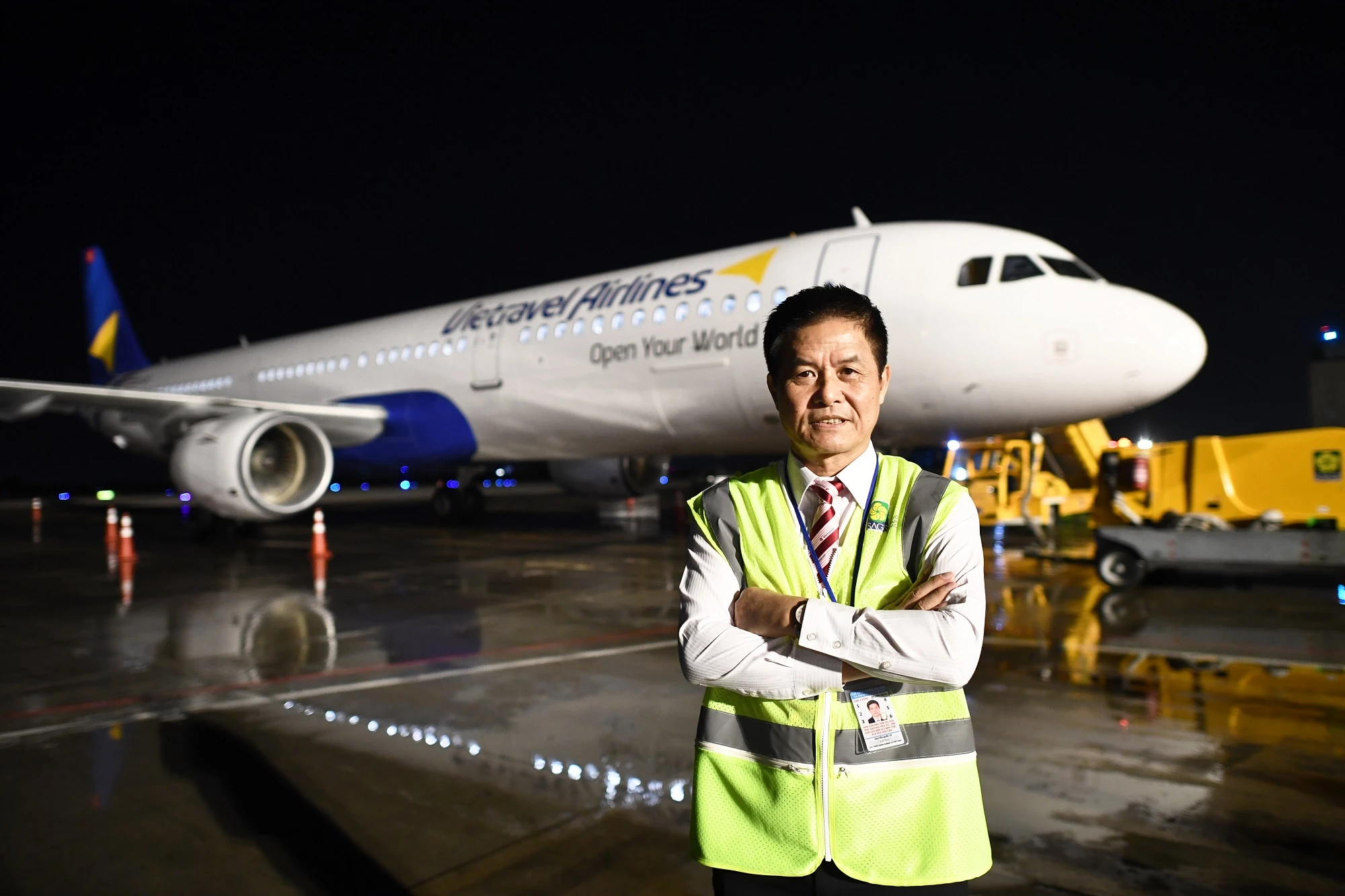 Ông Nguyễn Quốc Kỳ bước đầu hoàn thành giấc mơ bay cùng Vietravel Airlines và đang tiếp tục cùng cộng sự “chắp cánh” để hãng bay cao, bay xa.