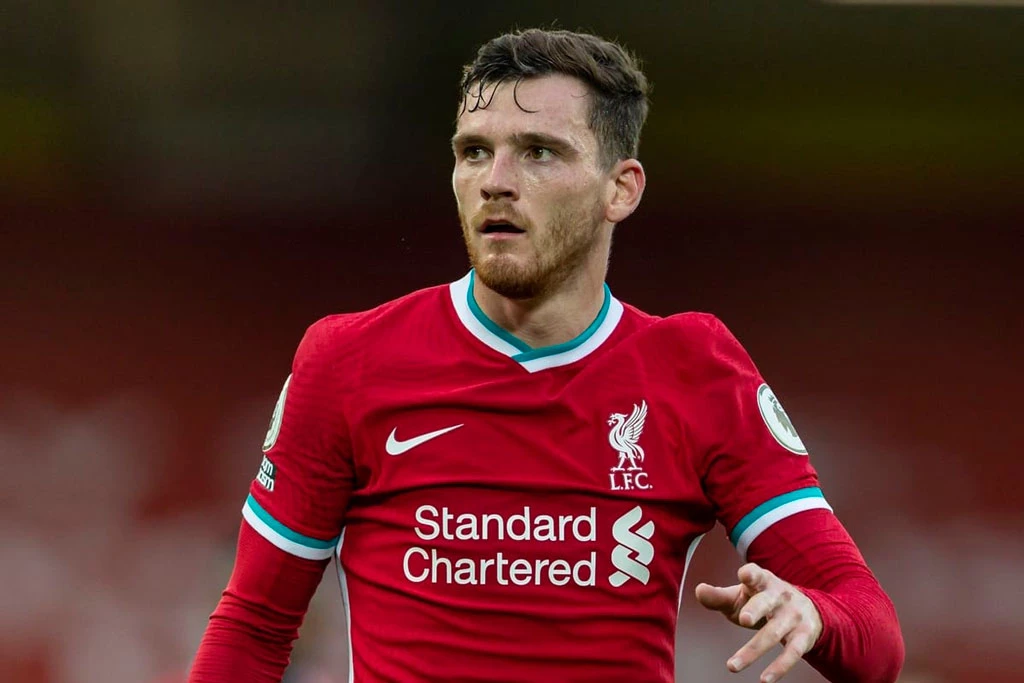 Hậu vệ trái: Andrew Robertson (Liverpool).