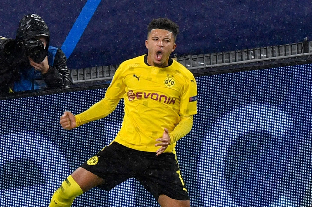 =7. Jadon Sancho (Borussia Dortmund, định giá chuyển nhượng: 100 triệu euro).
