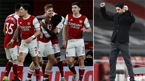 HLV Arteta tạm thời “thoát hiểm” khi Arsenal có hai trận thắng liên tiếp