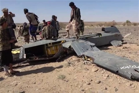 Strela-10 Lien Xo ban ha UAV CH-4 Trung Quoc tai Yemen