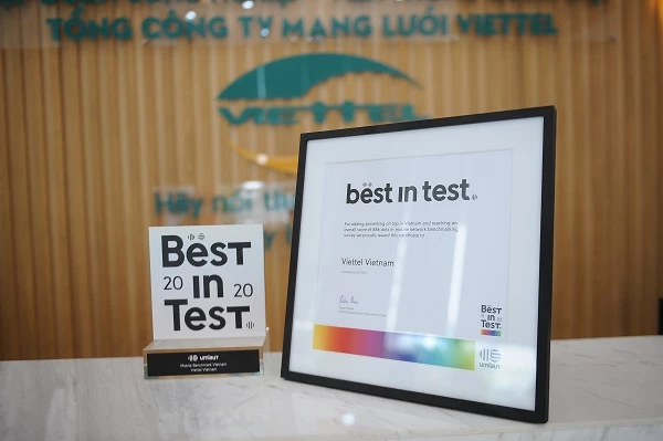 Công ty đo kiểm viễn thông hàng đầu thế giới umlaut chính thức công bố Viettel là Mạng di động tốt nhất Việt Nam - “Best in Test”.
