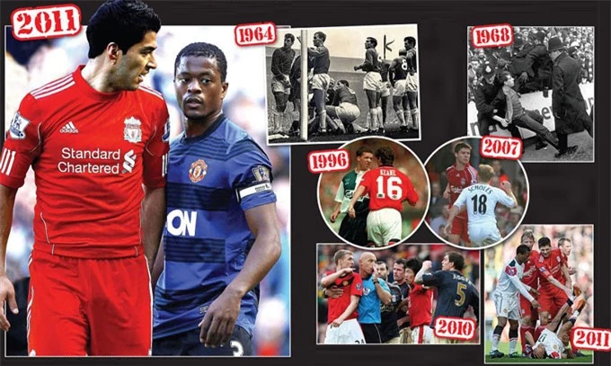 Những trận đấu giữa M.U vs Liverpool đều rất căng thẳng và là đặc trưng của bóng đá Anh