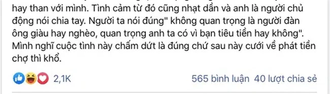Người yêu keo kiệt đến mức lúc nào đi chơi than vãn: "Chỉ còn 200 nghìn", cô gái lẳng lặng rồi đưa ra quyết định cuối cùng - Ảnh 1. Người yêu keo kiệt đến mức lúc nào đi chơi than vãn: "Chỉ còn 200 nghìn", cô gái lẳng lặng rồi đưa ra quyết định cuối cùng - Ảnh 1.
