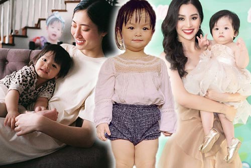 Con gái 2 tuổi của "bà trùm hoa hậu" khiến các mỹ nhân mê tít