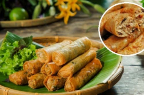 Tuyệt chiêu rán nem vàng giòn, để cả ngày không bị ỉu