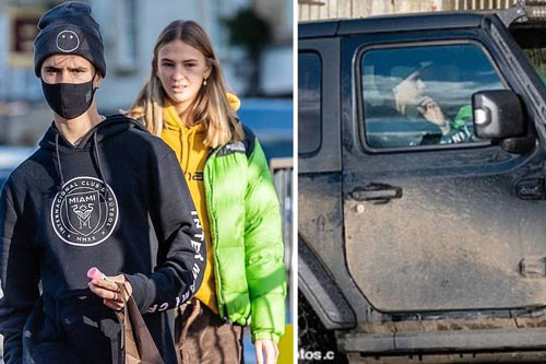 Cậu thứ nhà Becks lái xe tiền tỷ đưa bạn gái đi chơi, dân mạng thi nhau mỉa mai