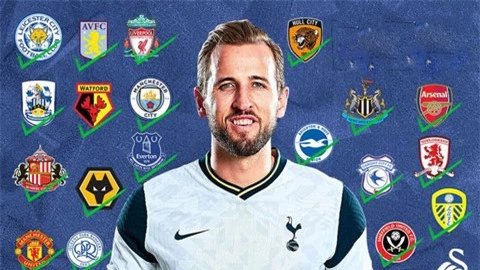 Kane lập 2 cột mốc ấn tượng sau khi mở tỷ số ở trận Tottenham vs Leeds