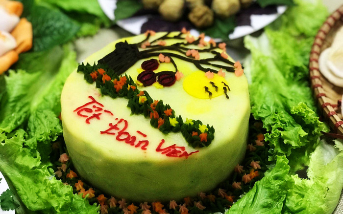 Những sản phẩm xôi độc đáo dịp Tết được làm từ gạo nếp và bột đậu xanh