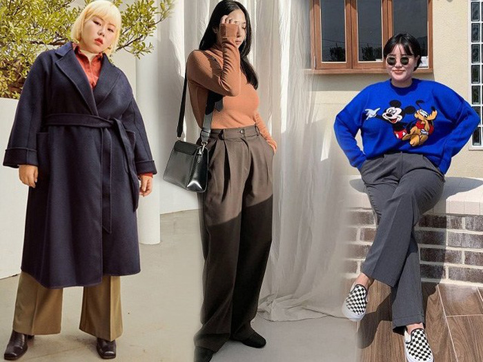 5 bí quyết diện quần ống suông giúp giấu dáng