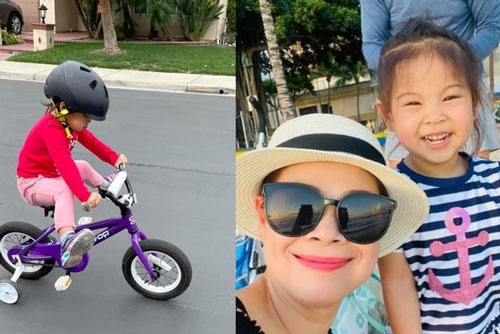 Thanh Thảo “dở khóc dở cười” kể chuyện con gái mới 2 tuổi đã cực ngầu, hết lái xe điệu nghệ còn đam mê trò chơi mạo hiểm