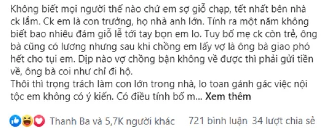 Nghỉ Tết về chơi biếu bố mẹ chồng 2 triệu liền bị nói mát "mang tiếng được con cho" xong màn xử lý của của nàng dâu mới thật sự bất ngờ - Ảnh 1.