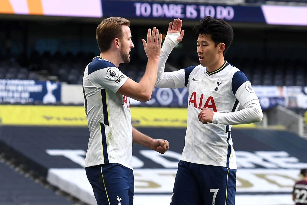 Harry Kane và Son Heung-min.