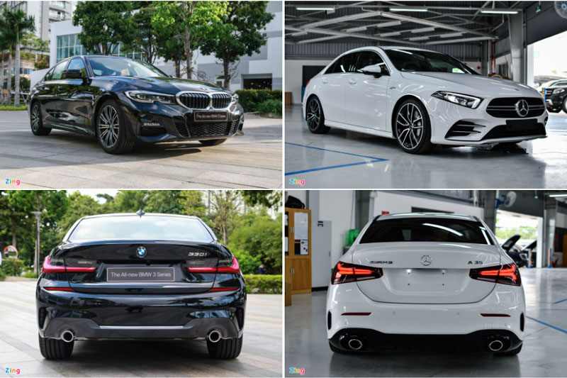 So sánh Mercedes-AMG A 35 với BMW 330i M Sport