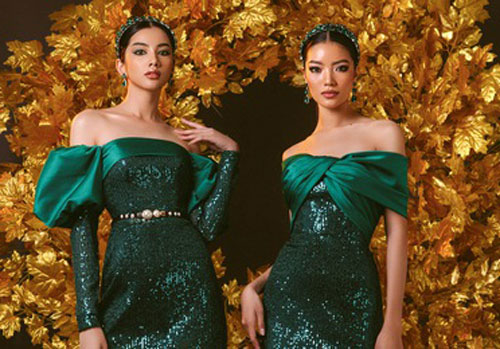 Lâm Bích Tuyền, Cẩm Đan cùng đọ vai trần quyến rũ