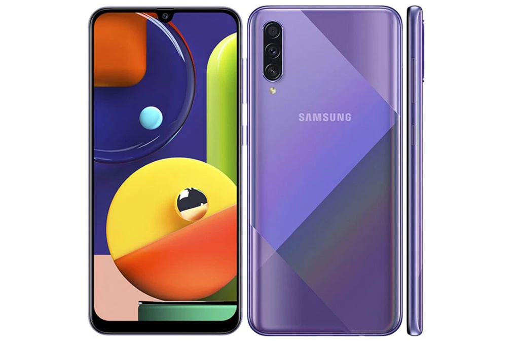 Samsung Galaxy A50s (từ 6,99 triệu đồng xuống 5,49 triệu đồng).