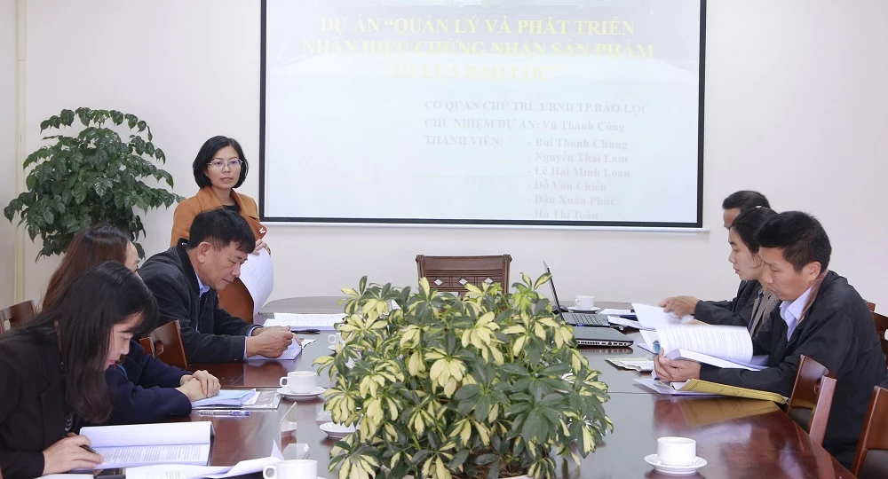 Bà Phạm Thị Nhâm, Phó Giám đốc Sở KH&CN tỉnh Lâm Đồng.