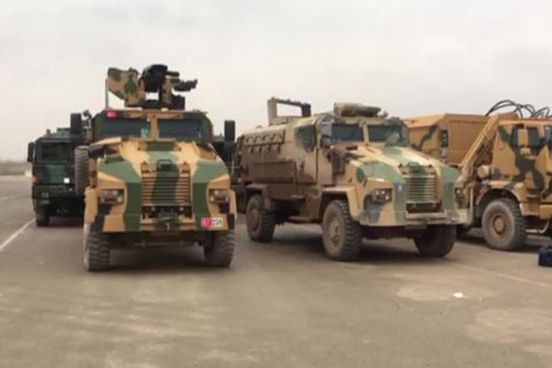 Thổ Nhĩ Kỳ gửi lượng lớn quân tiếp viện tiến đến Tây Bắc Syria