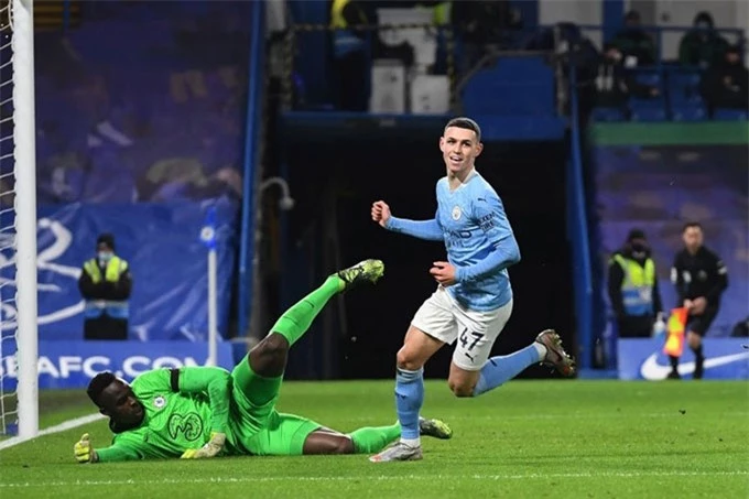 Foden tỏa sáng rực rỡ trong trận thắng của Man City trước Chelsea với 1 bàn và 1 kiến tạo