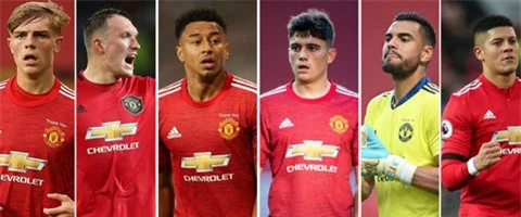 6 cầu thủ M.U sắp bị tống đi trong tháng 1 (trái sang: Williams, Jones, Lingard, James, Romero, Rojo