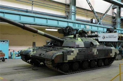 Ukraine khoe Tang T-64 Krabse manh hon...T-72/90?