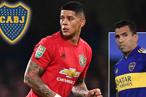 Marcos Rojo đồng ý rời M.U đến Boca Juniors, tái hợp với Tevez