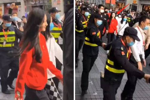 'Thuốc độc phòng vé' Cảnh Điềm bị chê phô trương khi có tới hàng chục nhân viên an ninh hộ tống