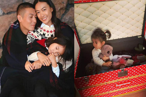 Trần Quán Hy mua vali Louis Vuitton x Supreme Trunk 150 nghìn USD làm hộp đồ chơi cho con gái