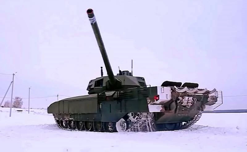 Xe tăng chiến đấu chủ lực T-14 Armata của Nga. Ảnh: TASS.