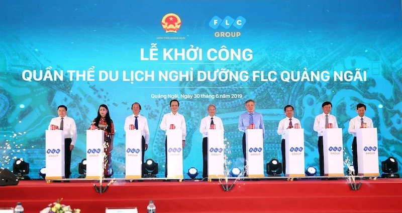 Dự án của Tập đoàn FLC tại Quảng Ngãi tổ chức khởi công năm 2019.