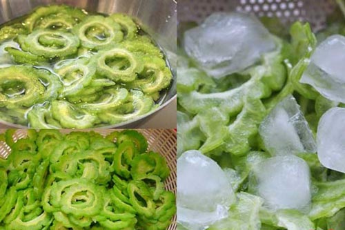 Loại bỏ vị đắng trong mướp đắng